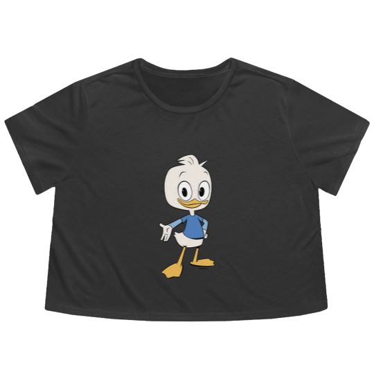Discover Dewey Duck Flowy Cropped Tees