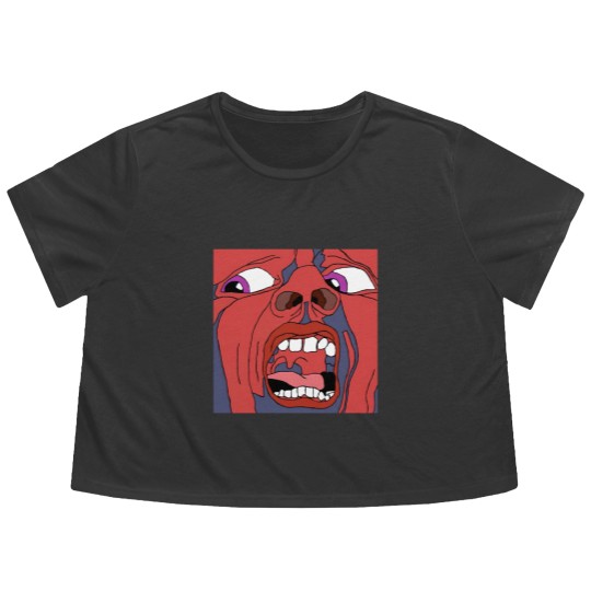 Discover Crimson King Flowy Cropped Tees