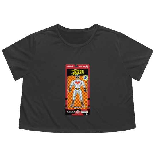 Discover Vintage Racer X Flowy Cropped Tees