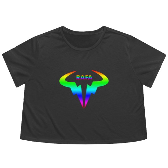 Discover rafael nadal logo Flowy Cropped Tees