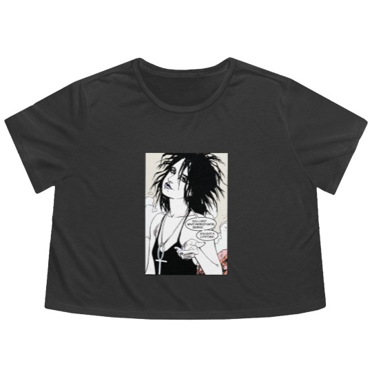 Discover You lived what anybody gets, Bernie. you got a lifetime. (Death - The Sandman) Flowy Cropped Tees