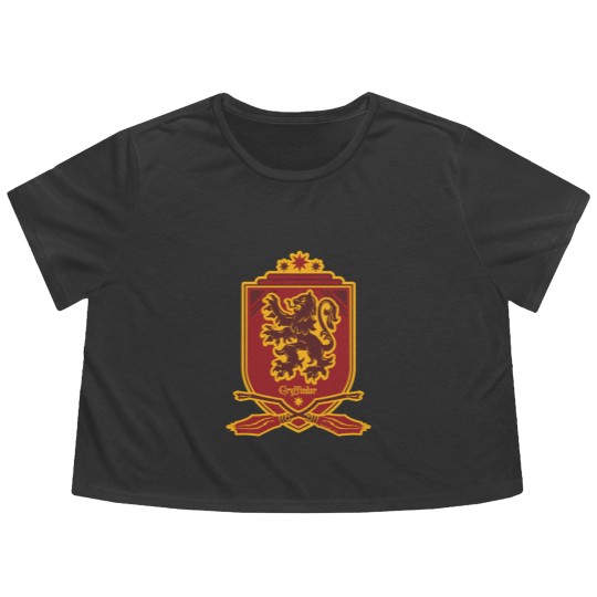 Discover Harry Potter| Gryffindor QUIDDITCH™ Crest Flowy Cropped Tees