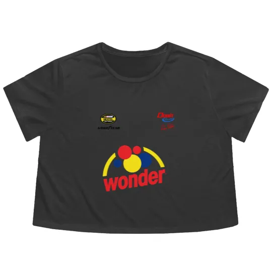 Discover Talladega Nights Pit Crew - Ricky Bobby Flowy Cropped Tees
