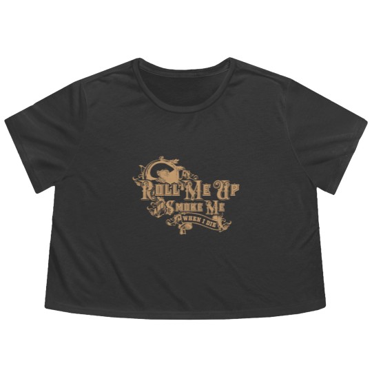 Discover Willie Roll Me Up Willie Roll Me Up Flowy Cropped Tees
