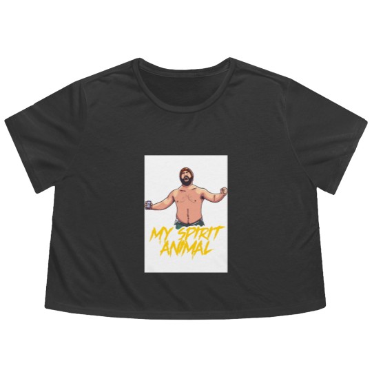 Discover Jason Kelce My Spirit Animal Flowy Cropped Tees