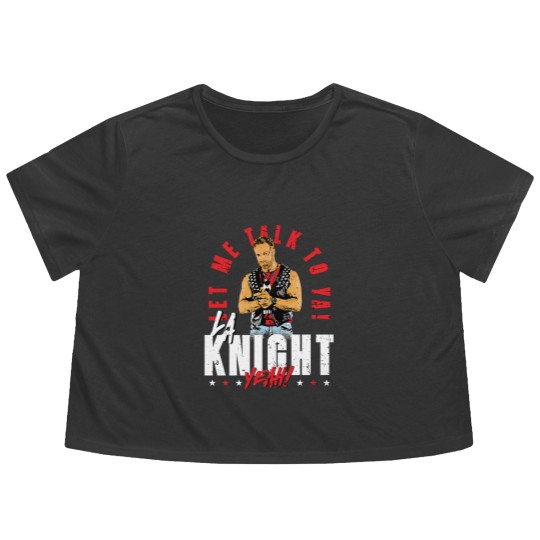 Discover LA Knight Let Me Talk To Ya Flowy Cropped Tees