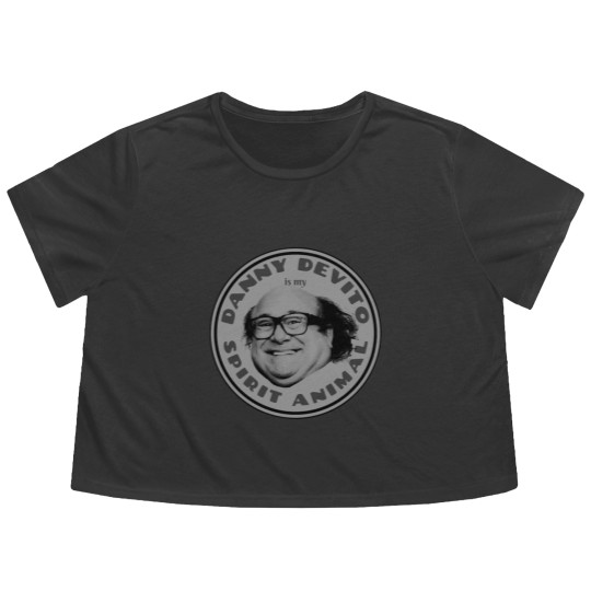 Discover Danny Devito is my Spirit Animal Flowy Cropped Tees