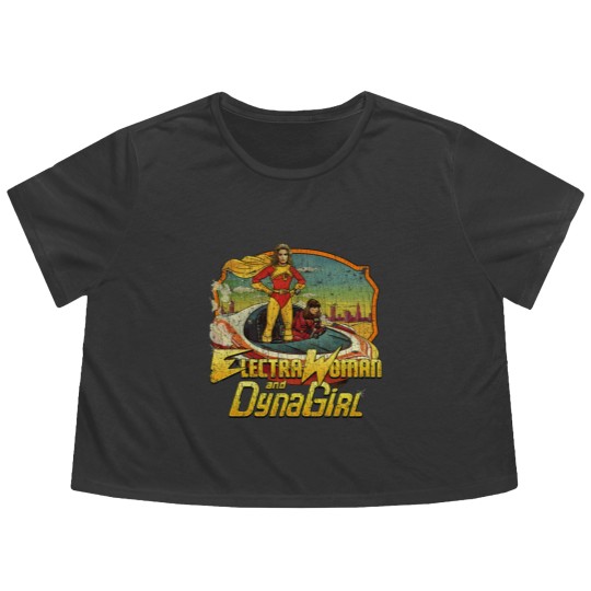 Discover Electra Woman and Dyna Girl 1976 Flowy Cropped Tees Flowy Cropped Tees