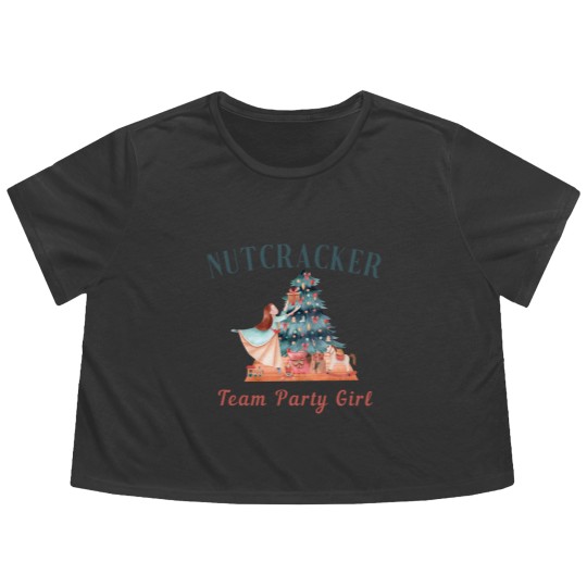 Discover Party Girl Flowy Cropped Tees, Team Blue Soldier Flowy Cropped Tees, Team Party Girl Flowy Cropped Tees, Nutcracker Flowy Cropped Tees, Nutcracker Blue Soldier Flowy Cropped Tees