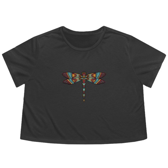 Discover Dragonfly (2) Flowy Cropped Tees