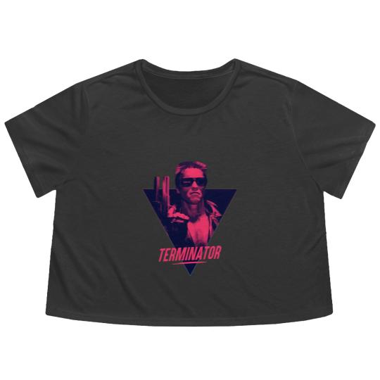 Discover Terminator 80s - Terminator - Flowy Cropped Tees