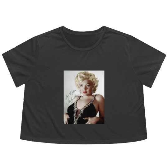 Discover Marilyn Monroe Flowy Cropped Tees