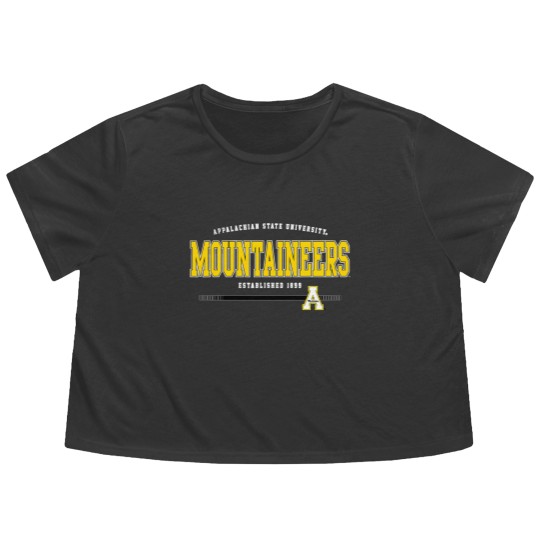 Discover appmerch8 appalachian state university Flowy Cropped Tees