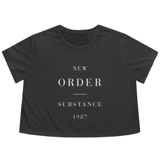 Discover New Order Substance Flowy Cropped Tees