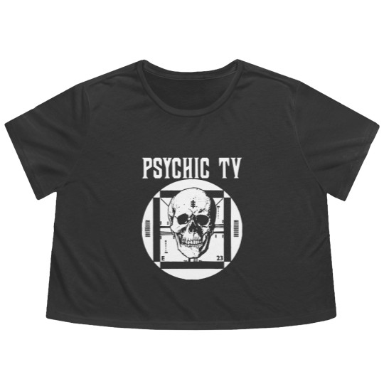 Discover Psychic TV Flowy Cropped Tees