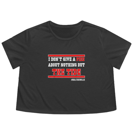 Discover I Dont Give A Piss About Nothing But The Tide de Flowy Cropped Tees