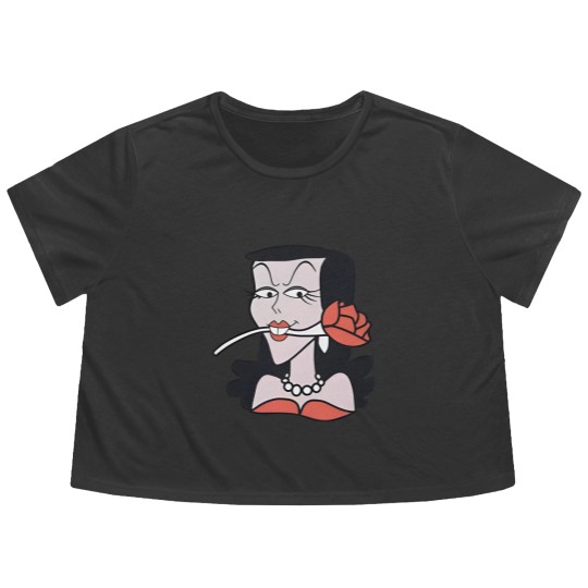 Discover Kurt Cobain Natasha Fatale Vintage Flowy Cropped Tees