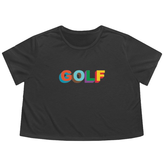 Discover Golf Logo Tyler The Creator Flowy Cropped Tees