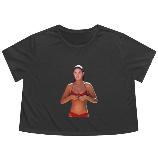 Discover Phoebe Cates  Red Bikini  Ridgemont High Flowy Cropped Tees
