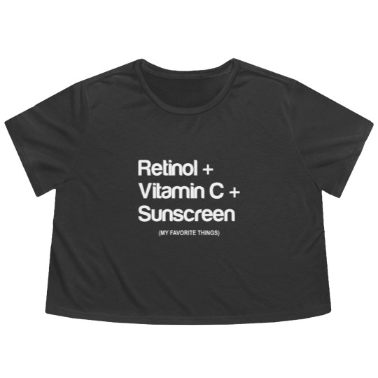 Discover Retinol Flowy Cropped Tees,Esthetician Flowy Cropped Tees, Esthetician Gift, Esthetician Flowy Cropped Tees