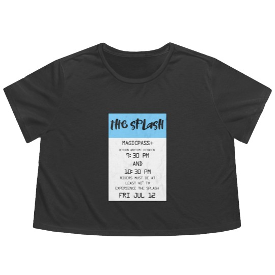Discover Splash - Splash Mountain - Flowy Cropped Tees