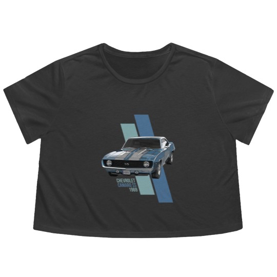 Discover Camaro Classic Car  Camaro SS 1969 Flowy Cropped Tees
