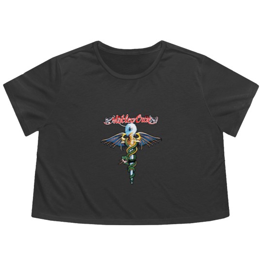 Discover motley crue devil Flowy Cropped Tees