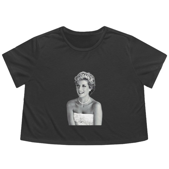 Discover Princess of Wales Lady Diana Dynasty Di Flowy Cropped Tees Vintage Retro Meme Gift
