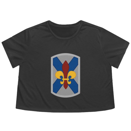 Discover 256th Infantry Flowy Cropped Tees