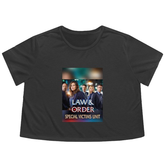 Discover law and order svu Flowy Cropped Tees