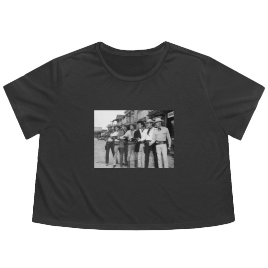 Discover 1950s western tv shows Classic Flowy Cropped Tees