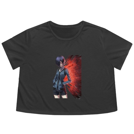 Discover Touka Kirishima Flowy Cropped Tees