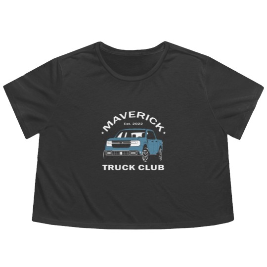 Discover Maverick Truck Club - Area 51 Flowy Cropped Tees