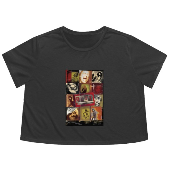 Discover Vintages Rent Rock Musical, Signed By Complete Original Cast 1996 Flowy Cropped Tees