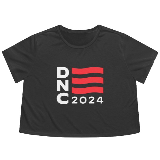 Discover DNC Democratic National Convention 2024 LOGO - Kamala Harris - Flowy Cropped Tees