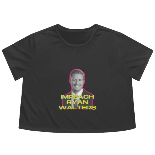 Discover Impeach Ryan Walters Flowy Cropped Tees