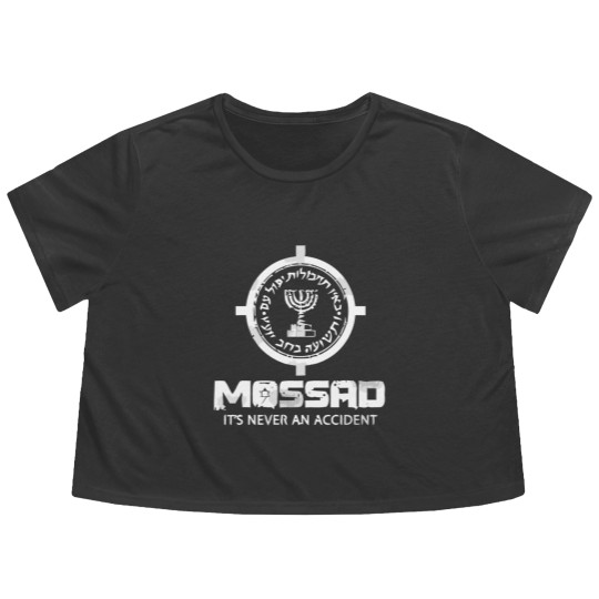 Discover Mossad Idf It'S Never An Accident Israeli Intellig Flowy Cropped Tees