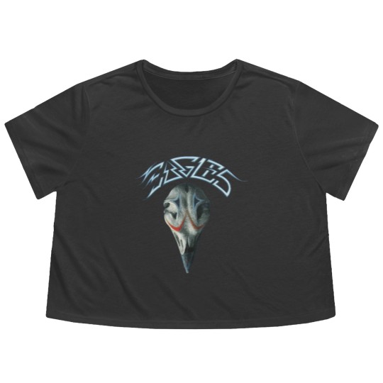 Discover Greatest Hits Distressed Logo Flowy Cropped Tees