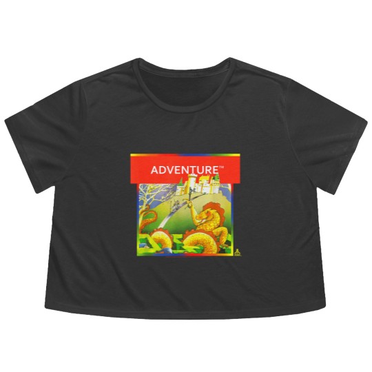 Discover Atari Adventure Box Art Flowy Cropped Tees