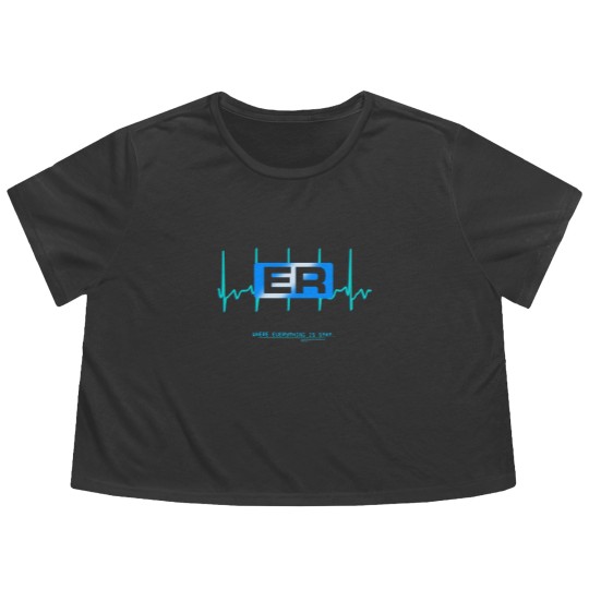 Discover Vintage Y2K ER TV Show Flowy Cropped Tees