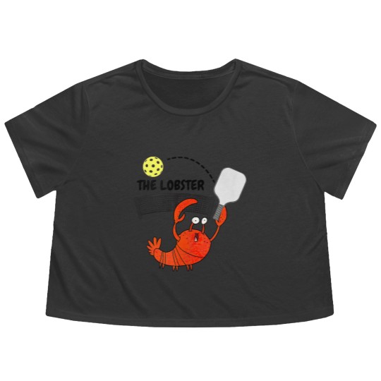 Discover Pickleball Lovers The Lobster 7751 Flowy Cropped Tees