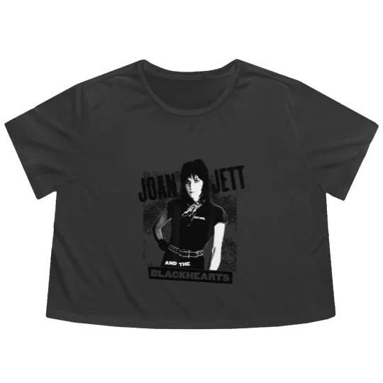 Discover Joan Jett and the Blackhearts - Bad Girl Flowy Cropped Tees