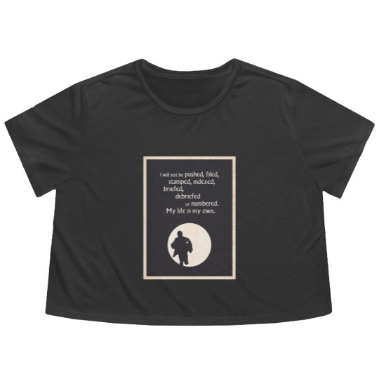 Discover TV Quote - The Prisoner Flowy Cropped Tees