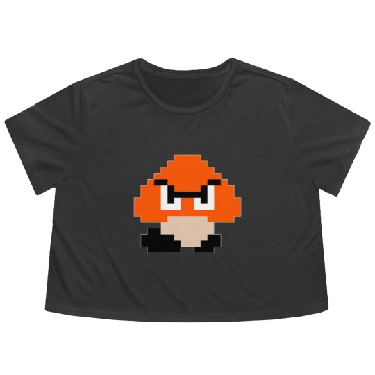 Discover Nintendo Goomba Flowy Cropped Tees