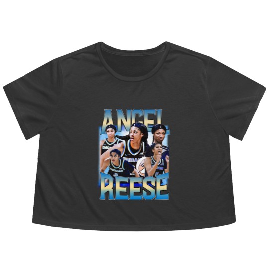Discover Angel Reese Flowy Cropped Tees, Angel Reese Merch Gift