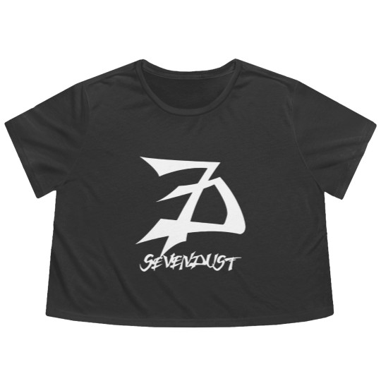 Discover Sevendust-logo-2023 Flowy Cropped Tees