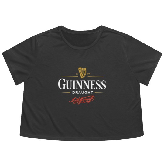 Discover Guinnesss Beer Flowy Cropped Tees