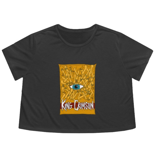 Discover king krimson Flowy Cropped Tees