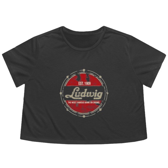 Discover Ludwig Drums Flowy Cropped Tees