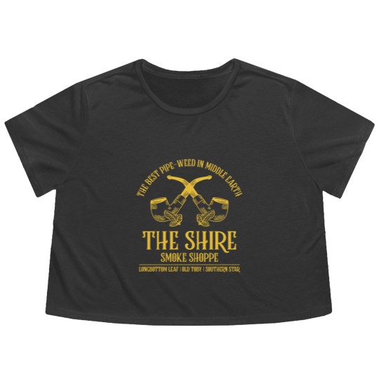 Discover The Shire Smoke Shoppe Flowy Cropped Tees